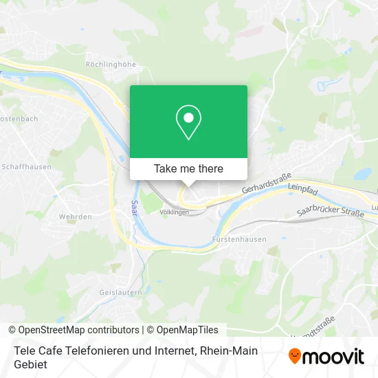 Карта Tele Cafe Telefonieren und Internet