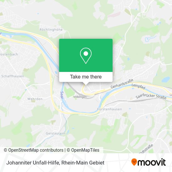 Карта Johanniter Unfall-Hilfe