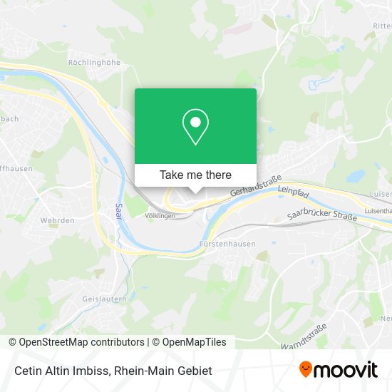 Карта Cetin Altin Imbiss