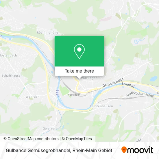 Карта Gülbahce Gemüsegrobhandel