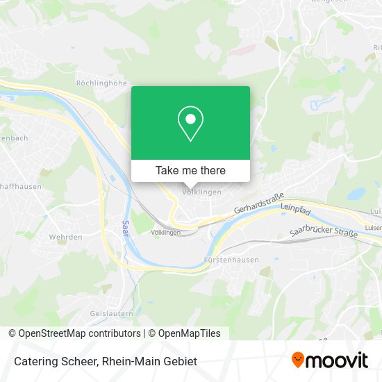 Карта Catering Scheer
