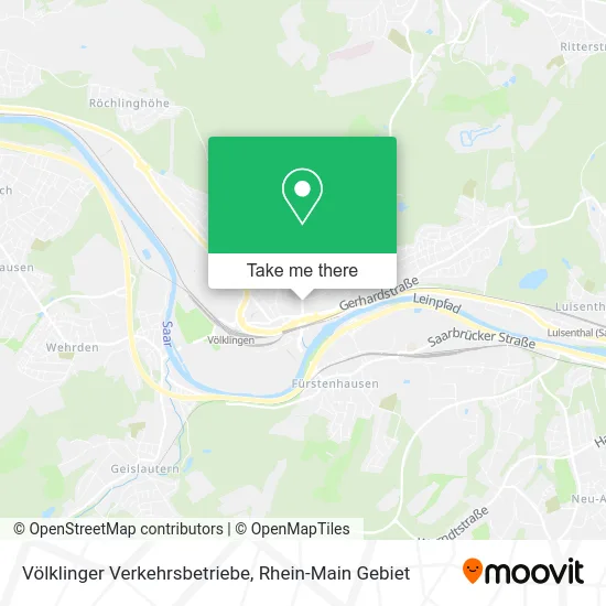 Карта Völklinger Verkehrsbetriebe