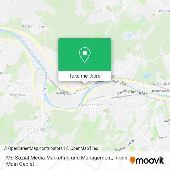 Карта Md Sozial Media Marketing und Management