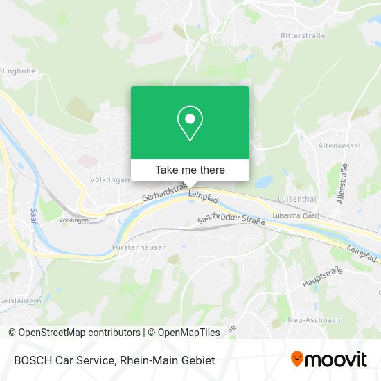 Карта BOSCH Car Service