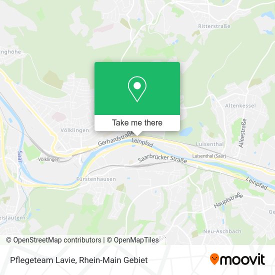 Карта Pflegeteam Lavie
