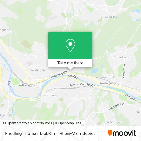 Карта Friedling Thomas Dipl.Kfm.
