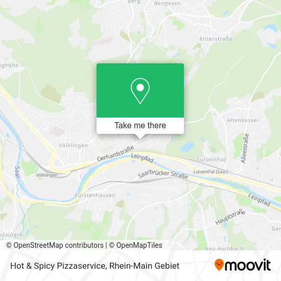 Карта Hot & Spicy Pizzaservice