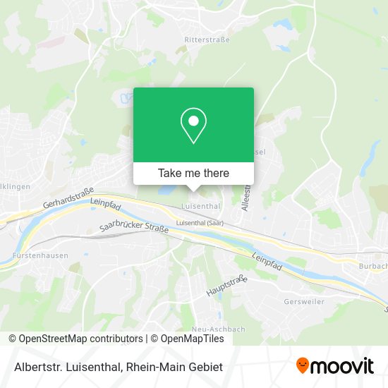 Карта Albertstr. Luisenthal