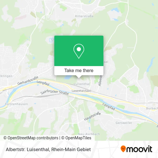 Карта Albertstr. Luisenthal