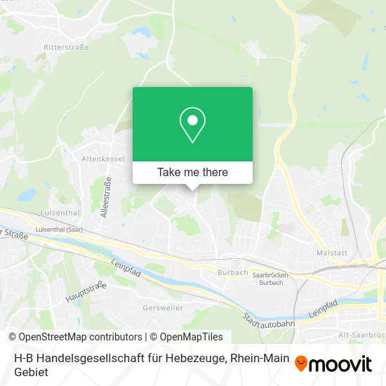Карта H-B Handelsgesellschaft für Hebezeuge