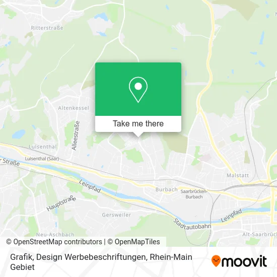 Карта Grafik, Design Werbebeschriftungen