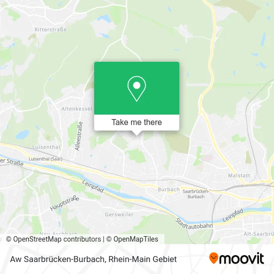 Карта Aw Saarbrücken-Burbach
