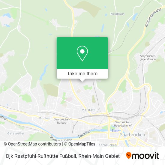 Карта Djk Rastpfuhl-Rußhütte Fußball