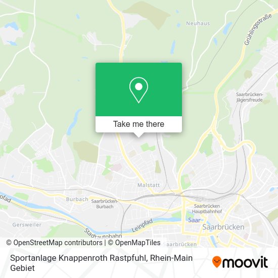 Карта Sportanlage Knappenroth Rastpfuhl