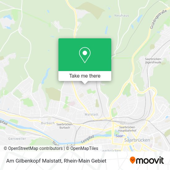 Карта Am Gilbenkopf Malstatt