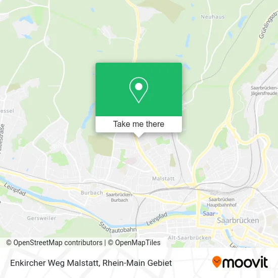 Карта Enkircher Weg Malstatt