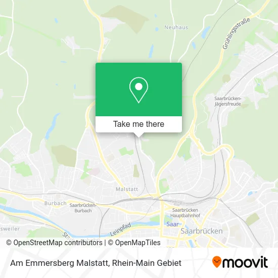 Карта Am Emmersberg Malstatt