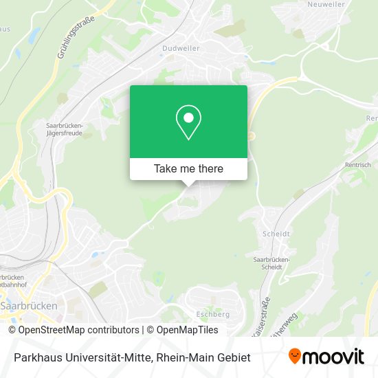 Карта Parkhaus Universität-Mitte