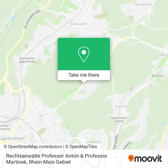 Карта Rechtsanwälte Professor Anton & Professor Martinek