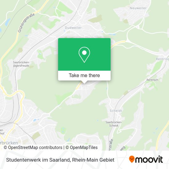Карта Studentenwerk im Saarland
