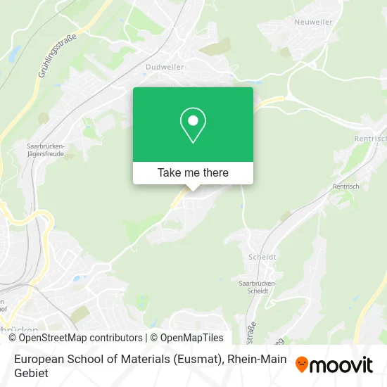 Карта European School of Materials (Eusmat)