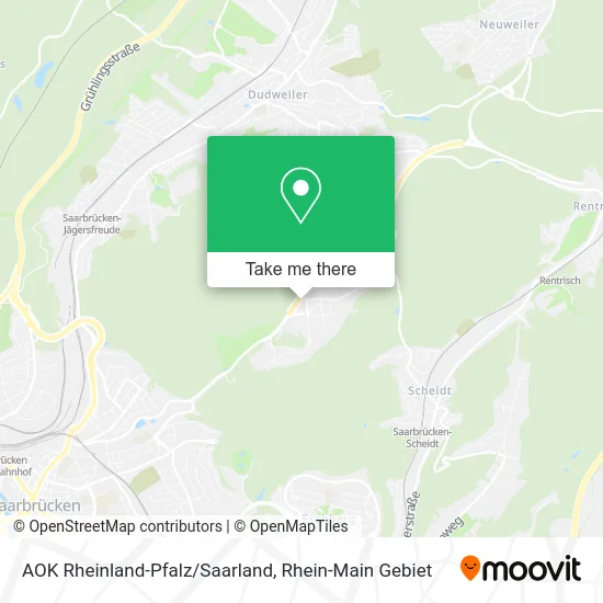 Карта AOK Rheinland-Pfalz/Saarland