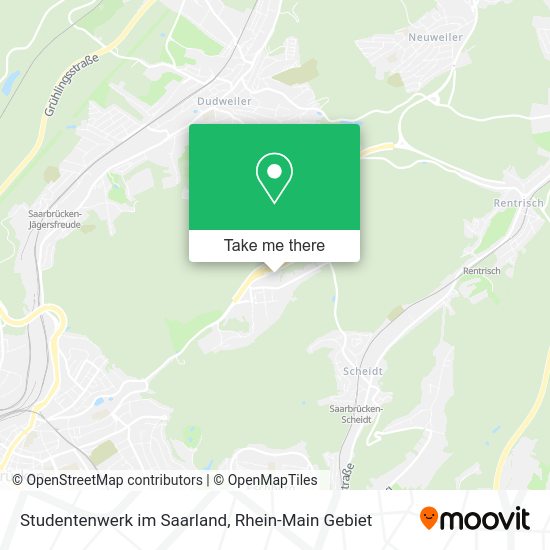 Карта Studentenwerk im Saarland