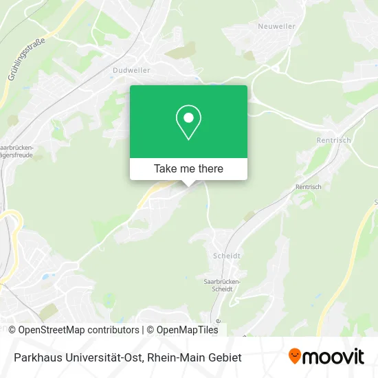 Карта Parkhaus Universität-Ost