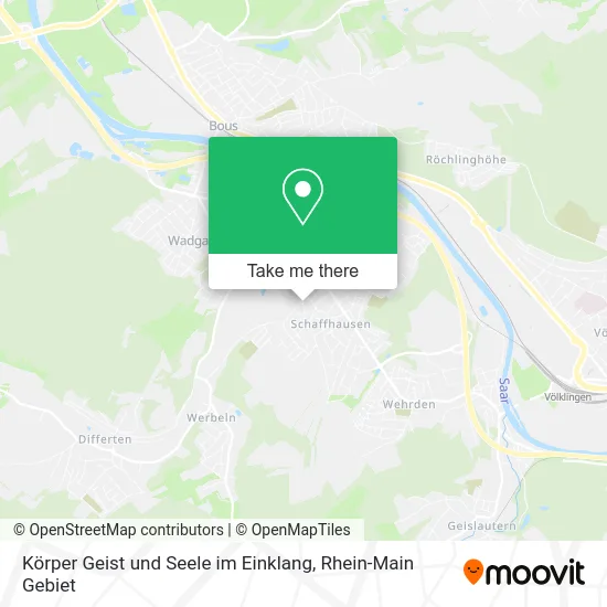 Карта Körper Geist und Seele im Einklang