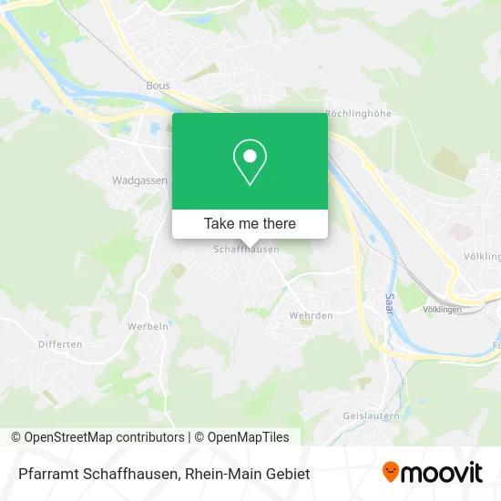Карта Pfarramt Schaffhausen
