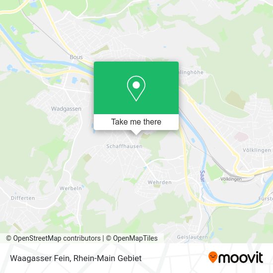 Карта Waagasser Fein