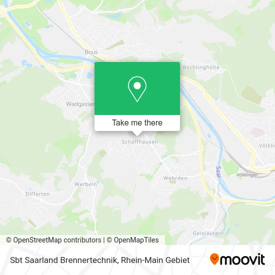 Карта Sbt Saarland Brennertechnik