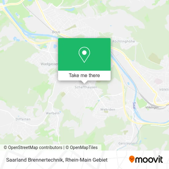 Карта Saarland Brennertechnik