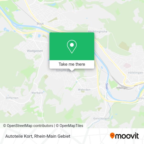 Карта Autoteile Kort