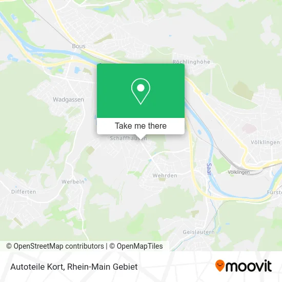 Карта Autoteile Kort