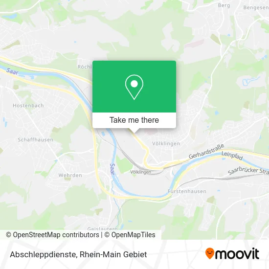 Карта Abschleppdienste