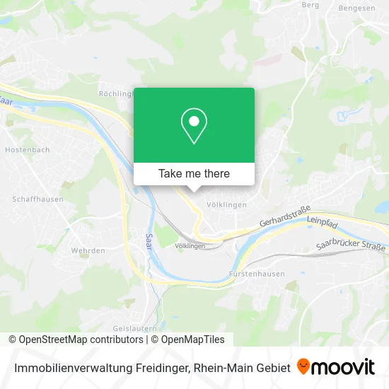 Карта Immobilienverwaltung Freidinger