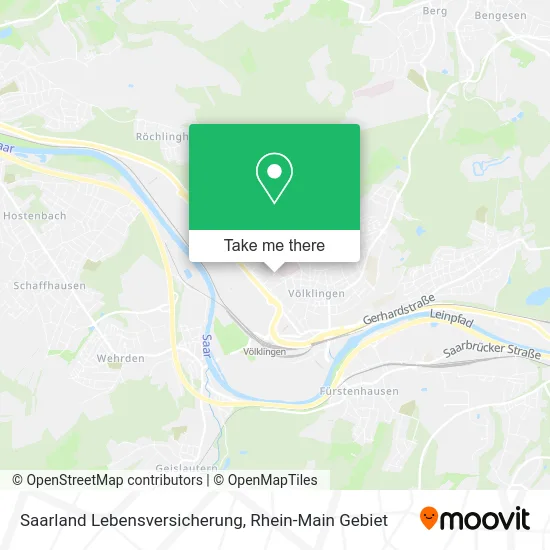 Карта Saarland Lebensversicherung