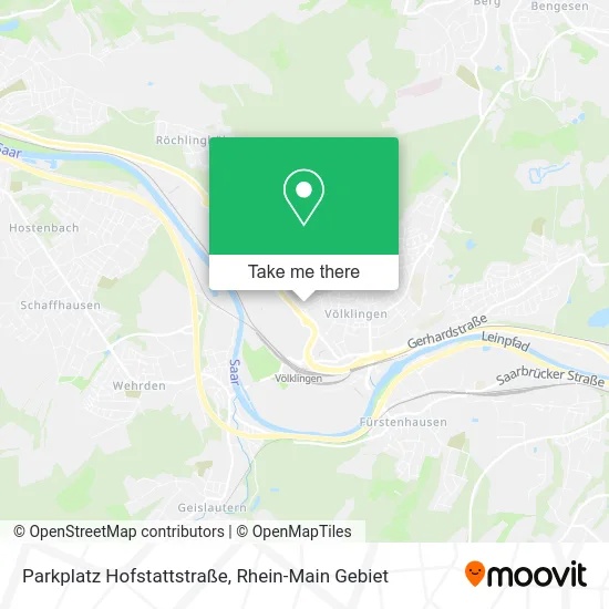 Карта Parkplatz Hofstattstraße