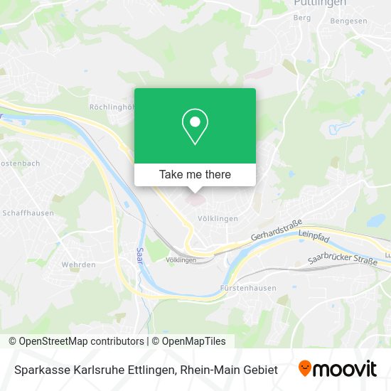 Карта Sparkasse Karlsruhe Ettlingen