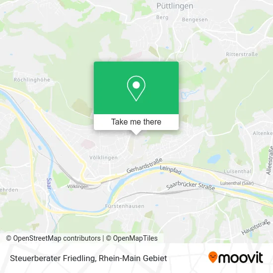 Карта Steuerberater Friedling