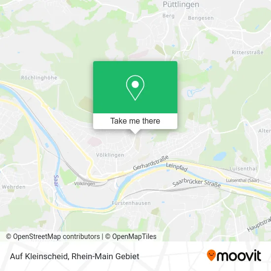 Карта Auf Kleinscheid