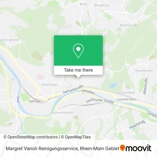 Карта Margret Vanoli Reinigungsservice