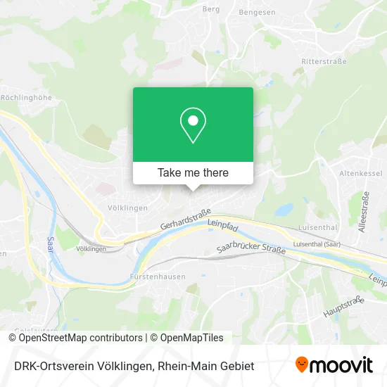 Карта DRK-Ortsverein Völklingen