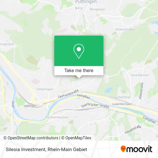 Карта Silesia Investment