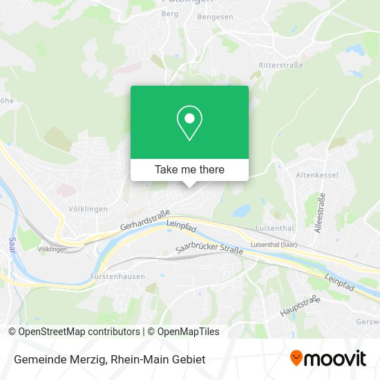 Карта Gemeinde Merzig