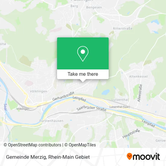 Карта Gemeinde Merzig