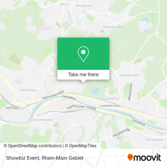 Карта Showbiz Event