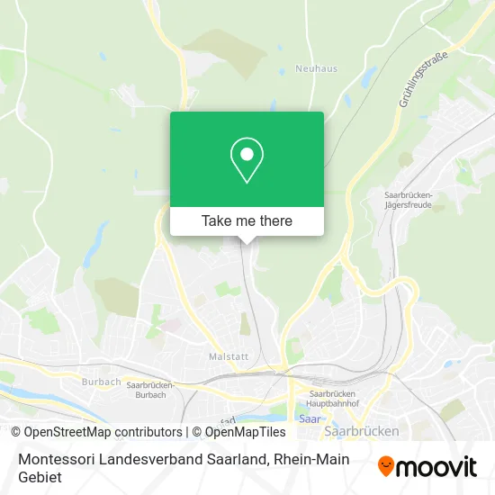 Карта Montessori Landesverband Saarland
