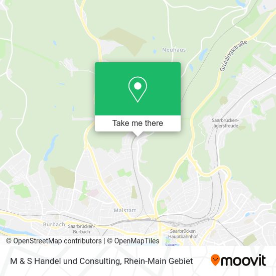 Карта M & S Handel und Consulting